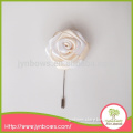 Newly design mix color rose flower with mental brooch pins
